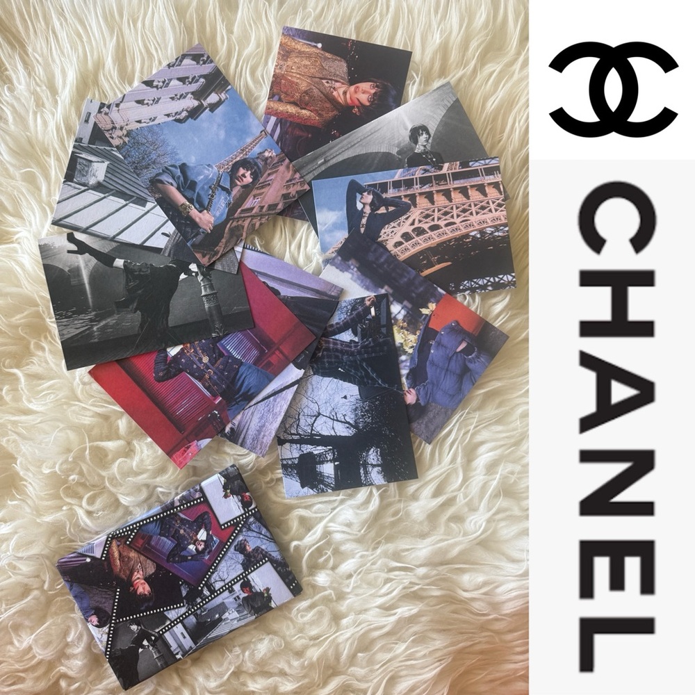 Chanel Fashion Photography Postcard Collection -10pcs